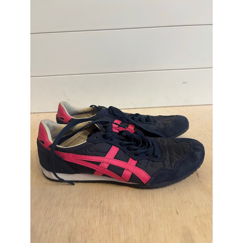 Asics Onitsuka Tiger SERRANO 1183B400 MIDNIGHT/DRAGON FRUIT Womens 8.5 Sneakers